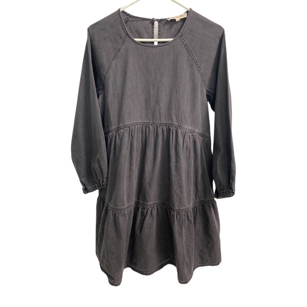 Madewell Denim Raglan-Sleeve Denim Dress in Lunar Wash Size Small NWOT - Picture 7 of 12